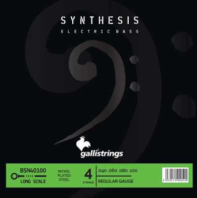 Комплект струн для 4х стр бас-гитары 040-100 GALLI STRINGS BSN40100 Regular