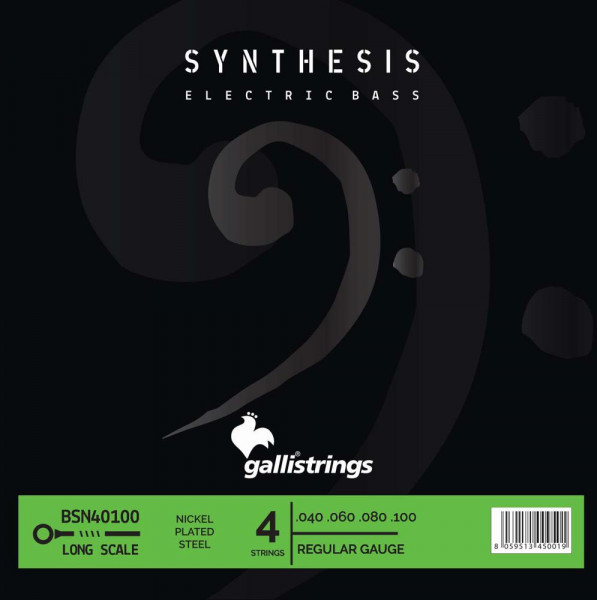 Комплект струн для 4х стр бас-гитары 040-100 GALLI STRINGS BSN40100 Regular