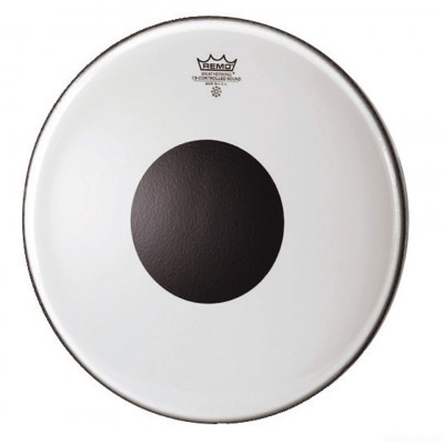 REMO CS-1324-10 Bass Controlled Sound Clear Black Dot On Top 24'' пластик