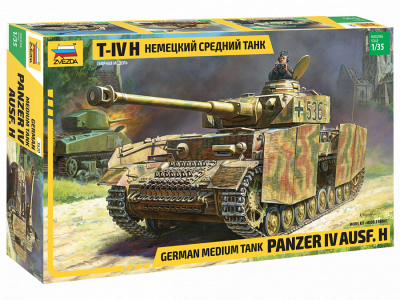 Немецкий средний танк Т-IV (Н) 1/35