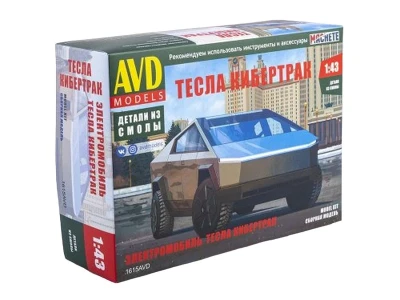 Сборная модель AVD Tesla Cybertruck, 1/43