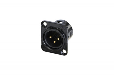 Панельный разъем Rean RC3MDL-B XLR male