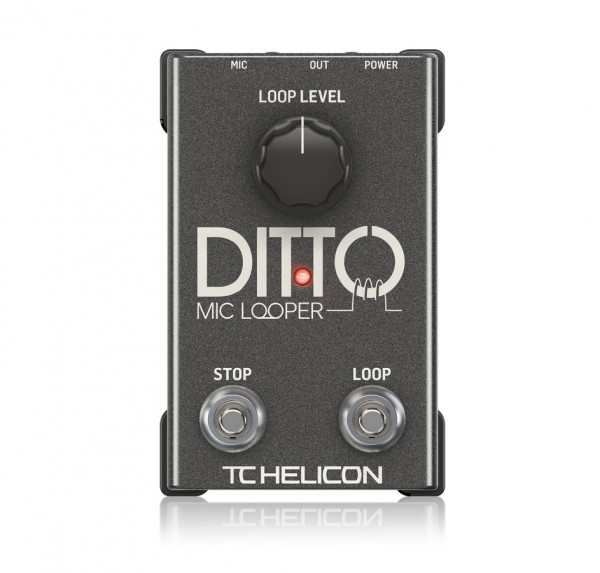 Педаль эффектов TC Helicon DITTO MIC LOOPER лупер