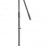 Микрофонная стойка STAGG MIS-0822BK, высота 103-166см