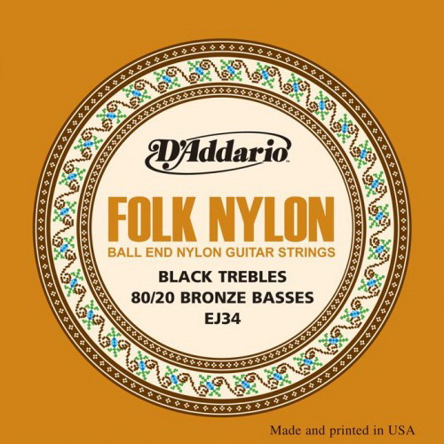 D'ADDARIO EJ-34 струны для классической и фолк гитары