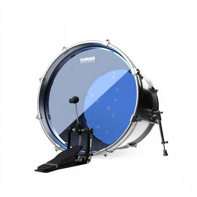 Пластик 22" для бас барабана EVANS BD22HB Hudraulic Blue двухслойный
