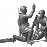 Советский мотоцикл М-72 с 82-мм минометом 1/35