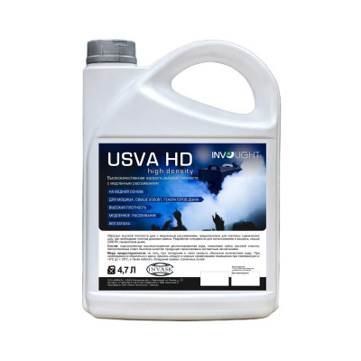 INVOLIGHT USVA HD - жидкость высокой плотности с медленным рассеиванием для генераторов дыма