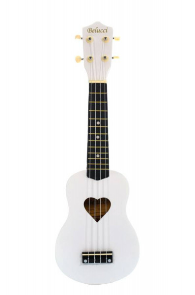 Belucci B-21 Heart WH укулеле-сопрано