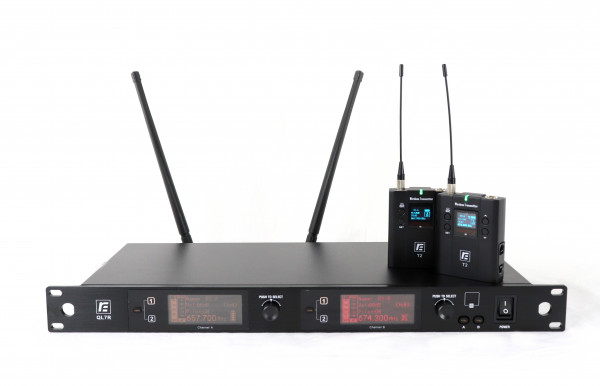 Радиосистема RFIntell QL7R/T2-A 651,800-683,400 МГц двухканальная