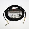JOYO CM-12 Cable Purple инструментальный кабель, 4,5 м, TS-угловой TS 6,3 мм