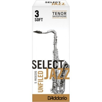 RICO RRS05TSX3S Select Jazz Unfiled 3S 5 шт трости для саксофона-тенор