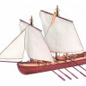 Сборная деревянная модель капитанской шлюпки корабля Artesania Latina SANTISIMA TRINIDAD, 1/50