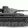 Немецкий танк Т-IV F2 1/100