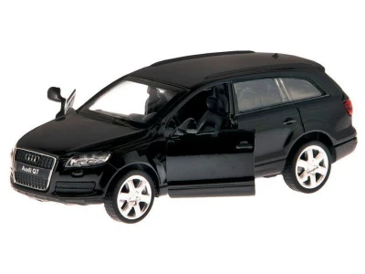 Машина "АВТОПАНОРАМА" Audi Q7, черный, 1/43, инерция, откр. двери, в/к 17,5*12,5*6,5 см