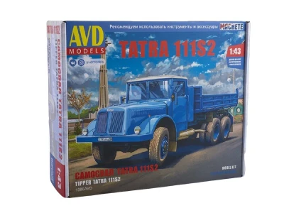 Сборная модель AVD Самосвал Tatra 111S2, 1/43