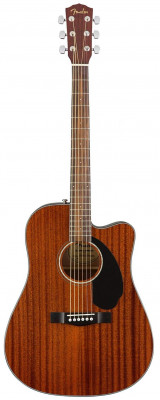 FENDER CD-60SCE DREAD ALL-MAH WN электроакустическая гитара