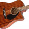 FENDER CD-60SCE DREAD ALL-MAH WN электроакустическая гитара