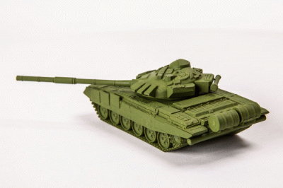 Советский основной боевой танк Т-72Б 1/100