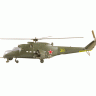 Сборная модель ZVEZDA Советский ударный вертолёт Ми-24В, 1/144