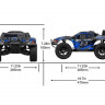 Радиоуправляемый шорт-корс Remo Hobby EX3 (красный) 4WD 2.4G 1/10 RTR