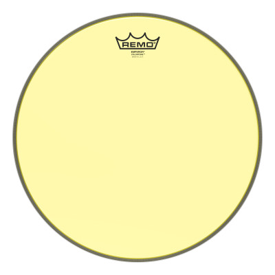 REMO BE-0314-CT-YE Emperor® Colortone™ Yellow Drumhead, 14' цветной двухслойный прозрачный пластик, желтый