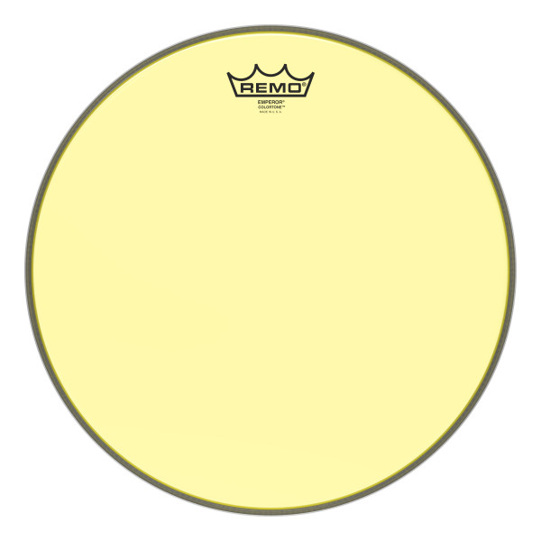 REMO BE-0314-CT-YE Emperor® Colortone™ Yellow Drumhead, 14' цветной двухслойный прозрачный пластик, желтый