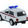 Машина "АВТОПАНОРАМА" инерц. ВАЗ 2121 1/50, в/к 12*7*5,5 см, белая