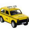 Машина "АВТОПАНОРАМА" инерц. ВАЗ 2121 1/50, в/к 12*7*5,5 см, желтая
