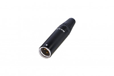 Кабельный разъем Rean RT3MC-B mini XLR male