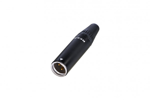 Кабельный разъем Rean RT3MC-B mini XLR male