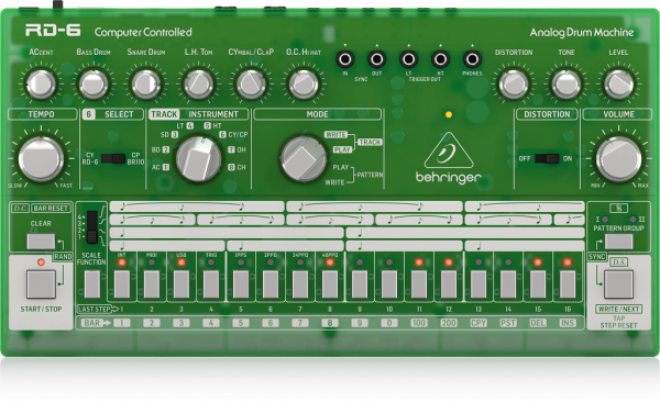 Драм-машина Behringer RD-6-LM аналоговая