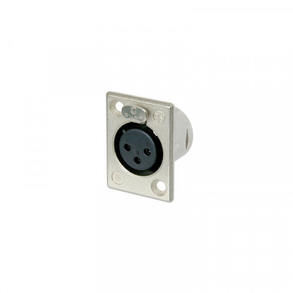 Панельный разъем NEUTRIK NC3FP-1 XLR-F