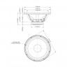 EIGHTEEN SOUND 18W1001/8 18" динамик НЧ, 8 Ом, 1000AES, чувст. 99dB, 37-4700Гц