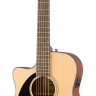 FENDER CC-60SCE Natural LH левосторонняя электроакустическая гитара