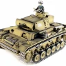 Р/У танк Taigen 1/16 Panzerkampfwagen III (Германия) HC V3 2.4G RTR