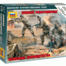 Сборные солдатики ZVEZDA Немецкие парашютисты, 1/72