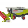 Комбайн Siku Claas Lexion 760 1476 1/87, 8 см, белый/зеленый