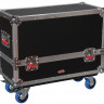 GATOR G-TOUR SPKR-2K8 - деревянный кейс для 2х8" колонок на колёсах