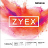 Струны для скрипки 4/4 D'Addario DZ310S 4/4M Zyex Medium (Silver D) комплект