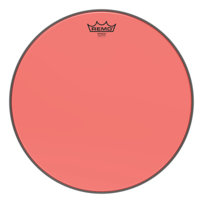 REMO BE-0316-CT-RD Emperor® Colortone™ Red Drumhead, 16' цветной двухслойный прозрачный пластик, красный