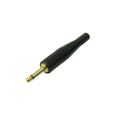 Invotone J185 - джек моно 6.3 мм, (пластик, "золото")