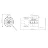 Seetronic SAC3MX05 Разъём Powercon IP65