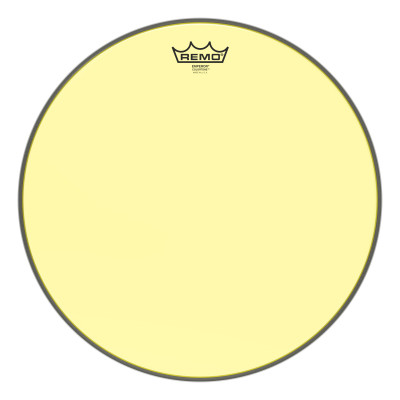 REMO BE-0316-CT-YE Emperor® Colortone™ Yellow Drumhead, 16' цветной двухслойный прозрачный пластик, желтый