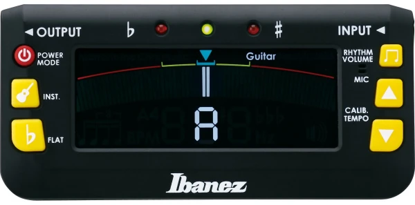 IBANEZ MU2 TUNER метроном и хроматический тюнер для гитары, бас-гитары, укулеле