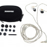 SHURE SE215-CL-EFS наушники внутриканальные (наушники вставные) с одним динамическим драйвером, Clear прозрачные.