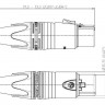 Кабельный разъем NEUTRIK NC5FX XLR FEMALE 5-контактный