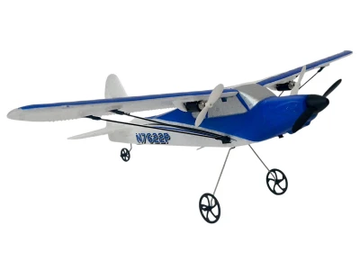 Радиоуправляемый самолет Volantex RC Sport Cub 400мм (синий) 2.4G 2ch LiPo RTF with Gyro