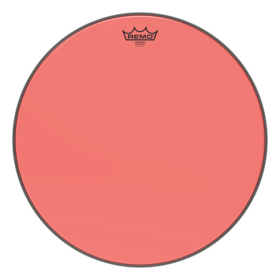REMO BE-0318-CT-RD Emperor® Colortone™ Red Drumhead, 18' цветной двухслойный прозрачный пластик, красный