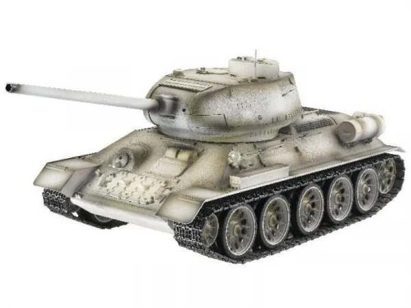 Р/У танк Taigen 1/16 T34-85 (СССР) (для ИК танкового боя) V3 2.4G (зимний)